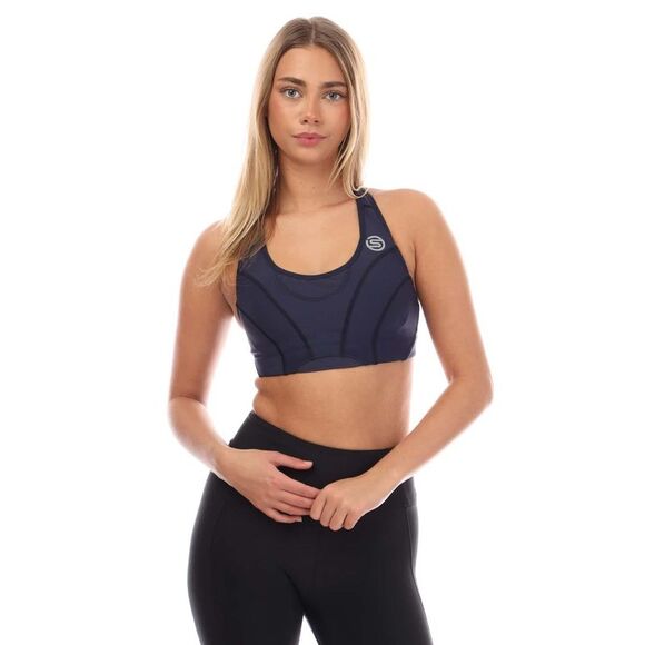 Skins Womens/Ladies Series-3 Hi-Impact Sports Bra / Navy